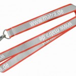 sku: cord0008 - Cordon promotionnel double avec couche en satin réfléchissant. Article promotionnel économique, objet promotionnel efficace, pour un publicité avec impacte... c'est un de nos cordon promotionnel imprimé